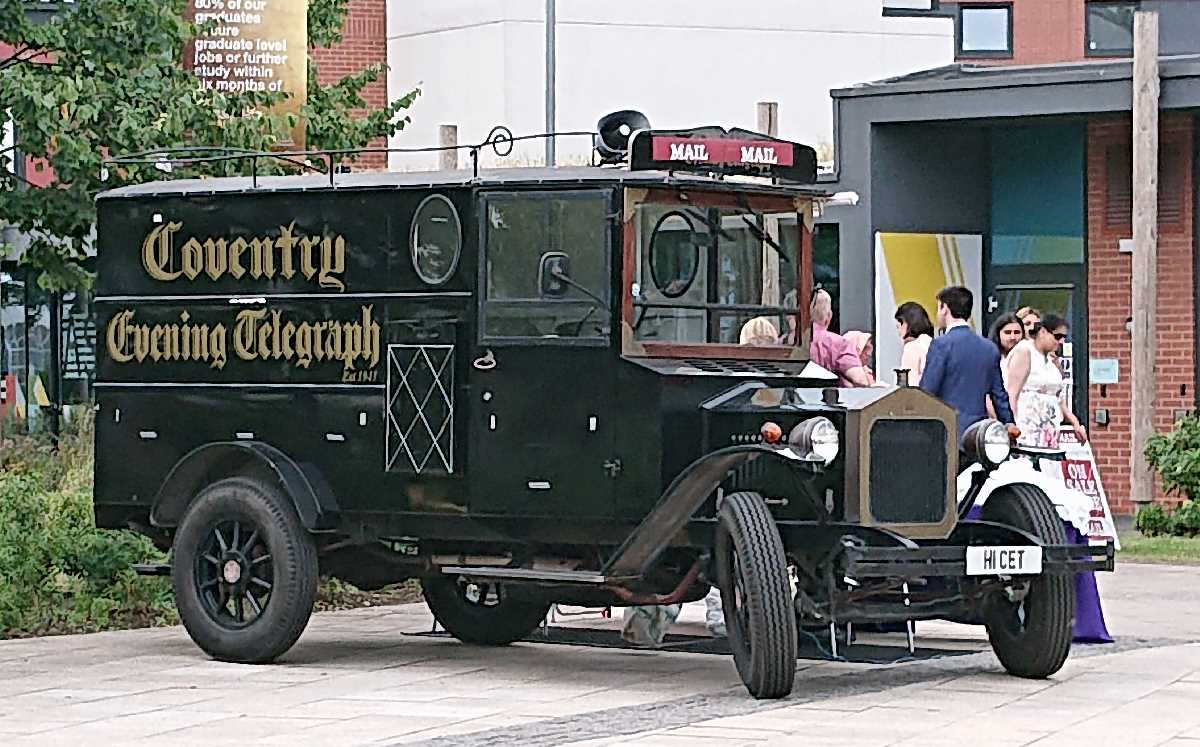 Coventry Evening Telegraph van for the Birmingham Mail