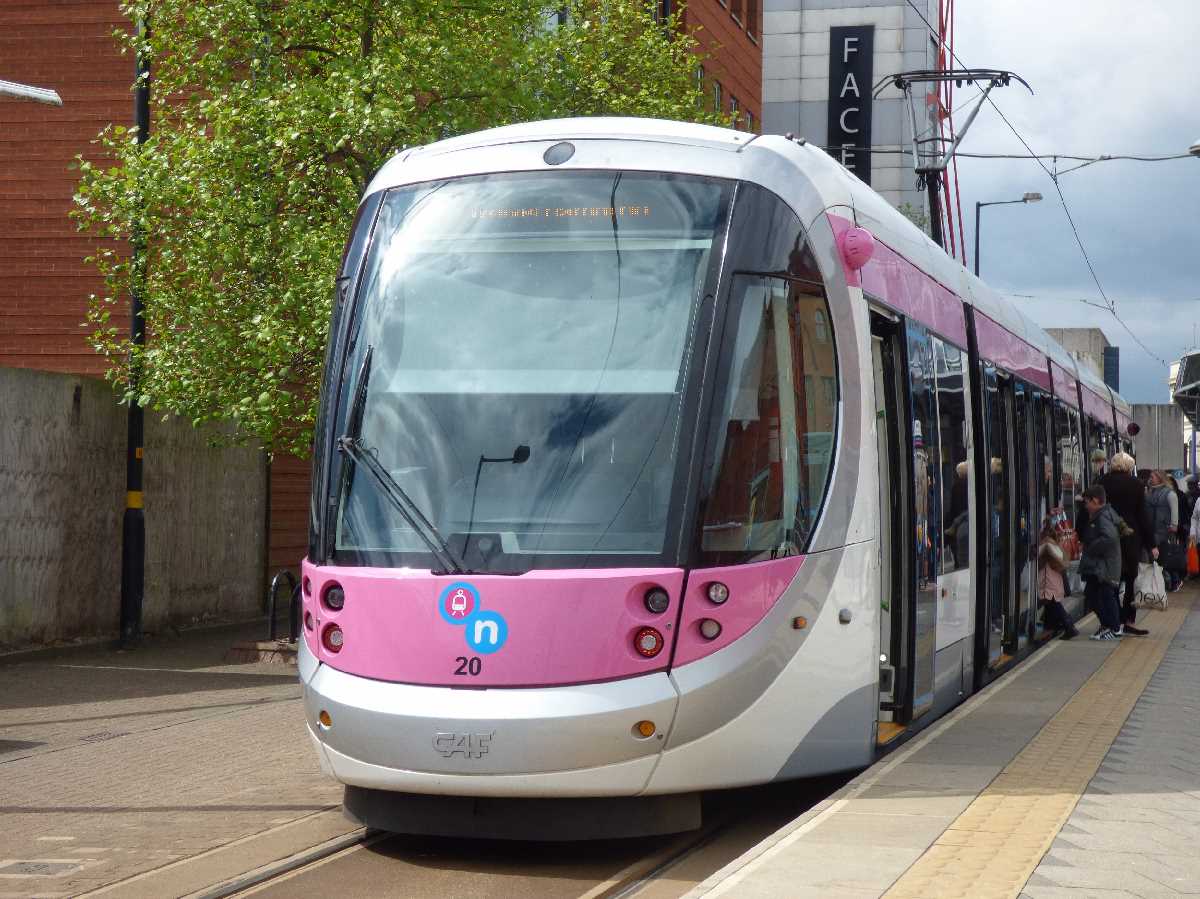 Tram Stops in the Black Country from Wolverhampton to West Bromwich